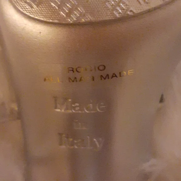 Silver Rhinestone Dress Sandals - Picture 5 of 6